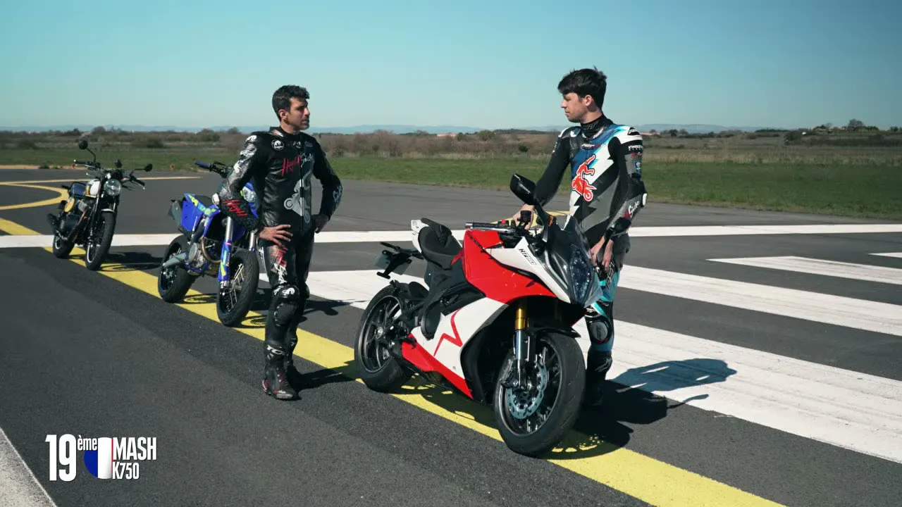 21 motos, 1000 mètres départ arrêté, 1 gagnante - 08