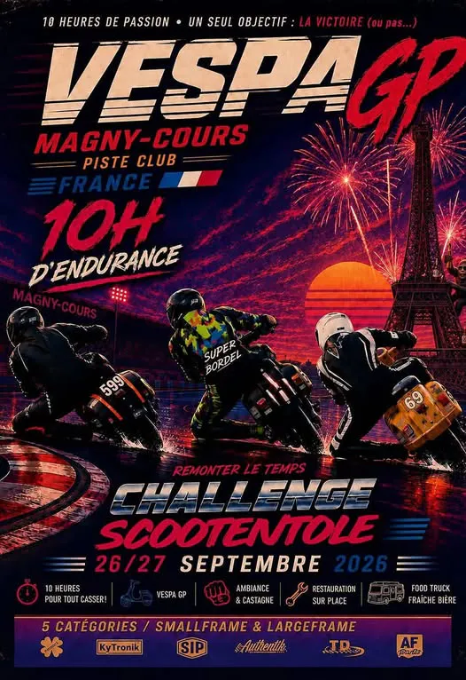 Challenge Scootentole sur le circuit de Magny-Cours - 01
