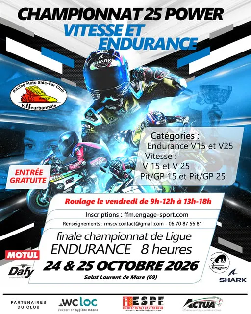 Championnat de Ligue Endurance 8 heures à St Laurent de Mure - 01