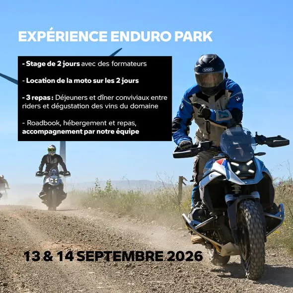 Expérience Adventure BMW Enduro Park au Château de Lastours - 01