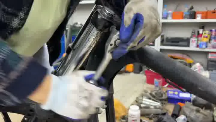 HARLEY DAVIDSON brûlée qui renaît - 06